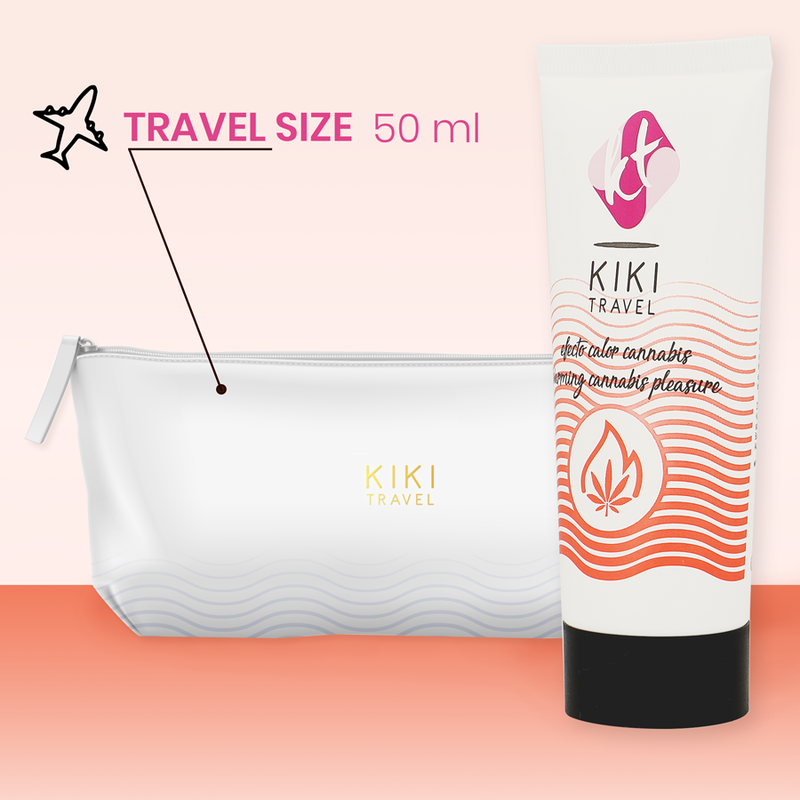 KIKÍ TRAVEL - LUBRICANTE DE CANNABIS EFECTO CALOR 50 ML