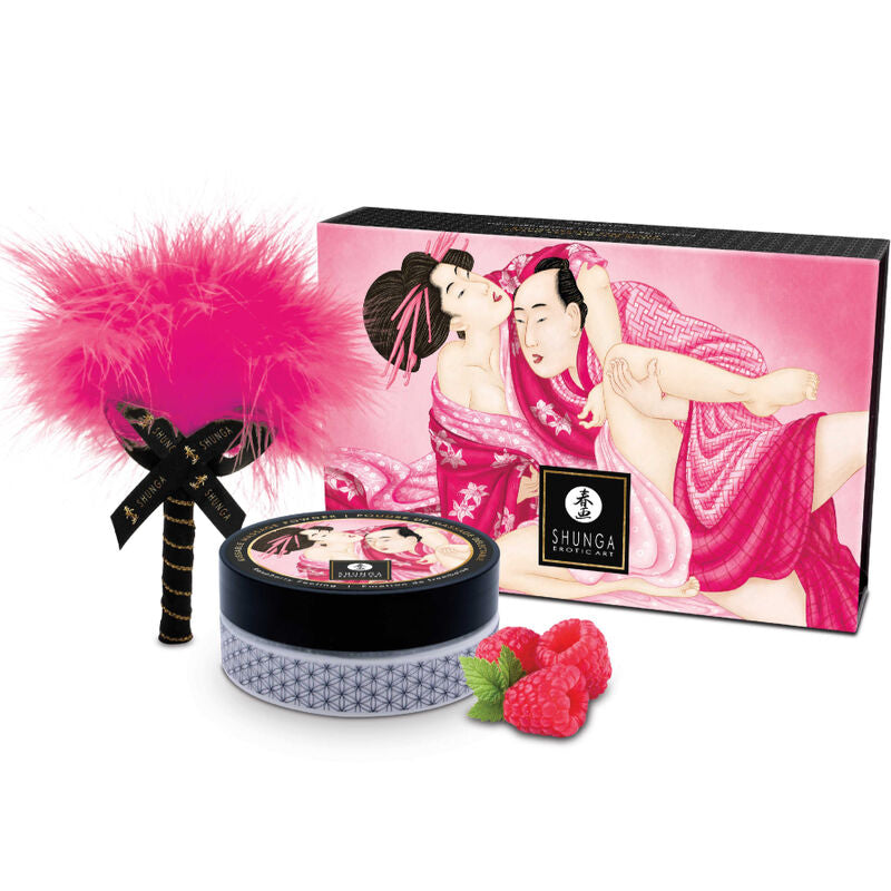 SHUNGA - FRAMBOISE EDIBLE MASSAGE POUDRE KIT