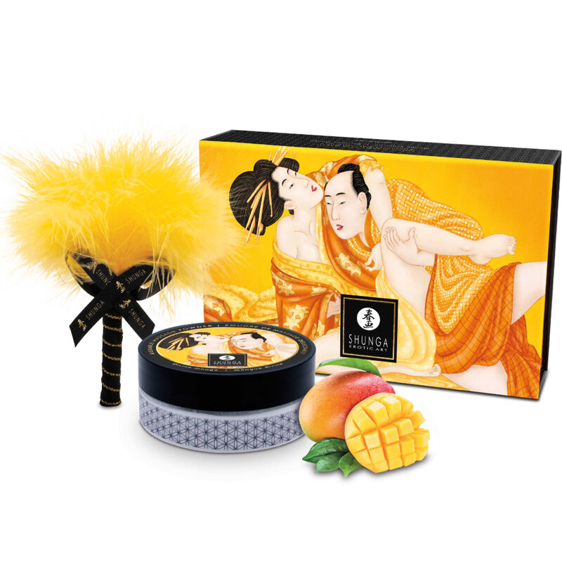 SHUNGA - EDIBLE MASSAGE MANGUE POUDRE KIT