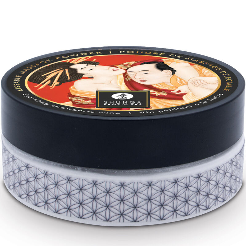 SHUNGA - EDIBLE MASSAGE POUDRE KIT À LA FRAISE