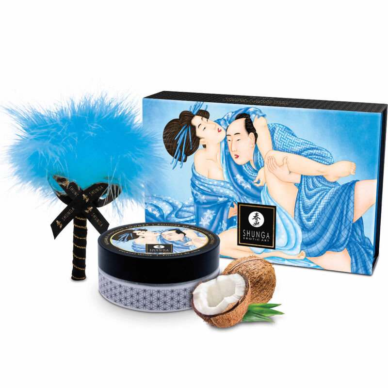 SHUNGA - EDIBLE MASSAGE POUDRE KIT À LA NOIX DE COCO