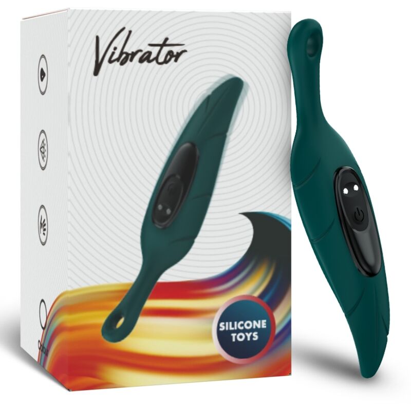 Stimulateur & vibrateur vert feuille – Armony