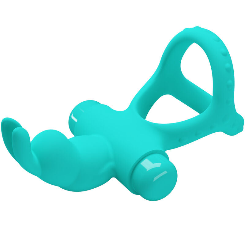 PRETTY LOVE - ANILLO VIBRADOR FIGGY GREEN RABBIT