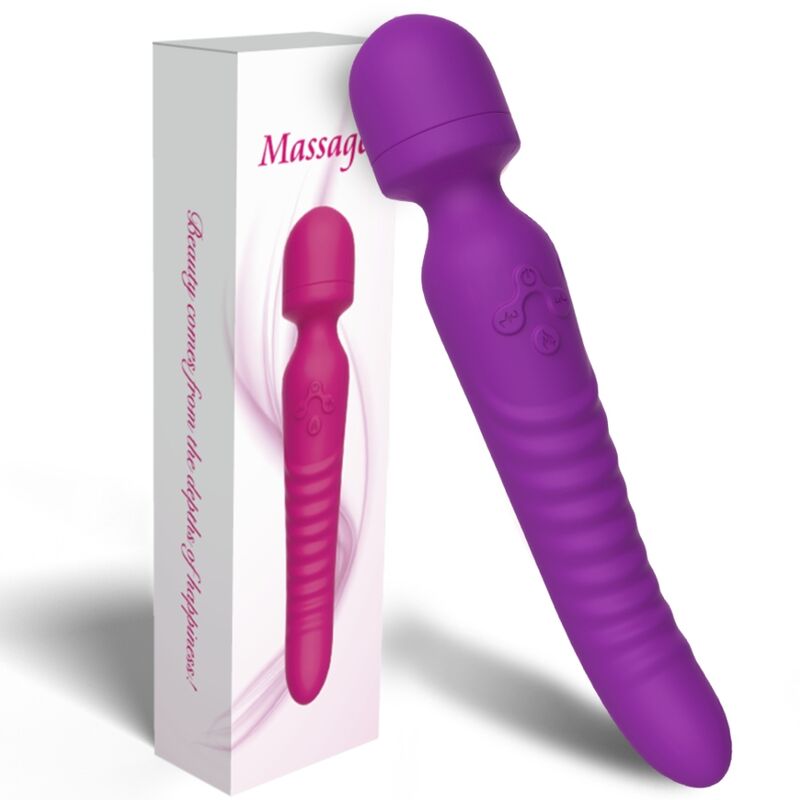 Mission massager & vibrateur effet chaleur violet – Armony