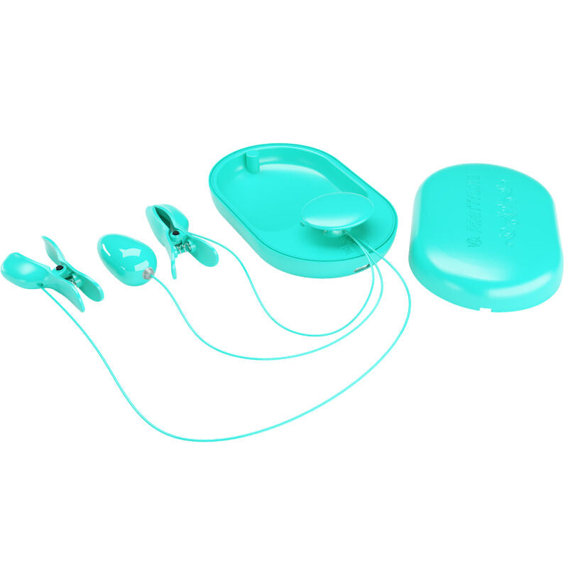 PRETTY LOVE - PINZA DE ELECTROESTIMULACIÓN AZUL CAJA SORPRESA