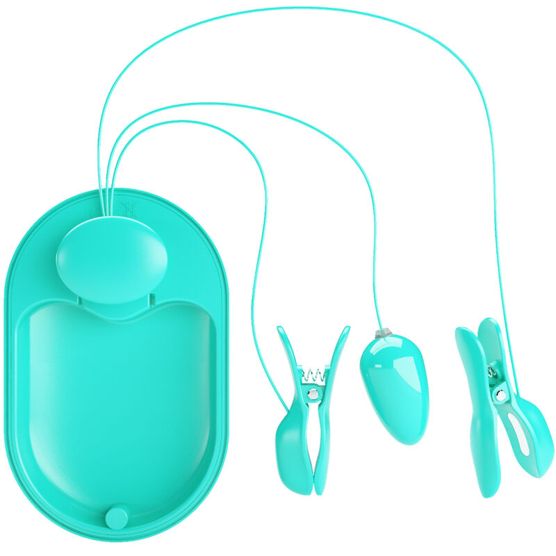 PRETTY LOVE - PINZA DE ELECTROESTIMULACIÓN AZUL CAJA SORPRESA
