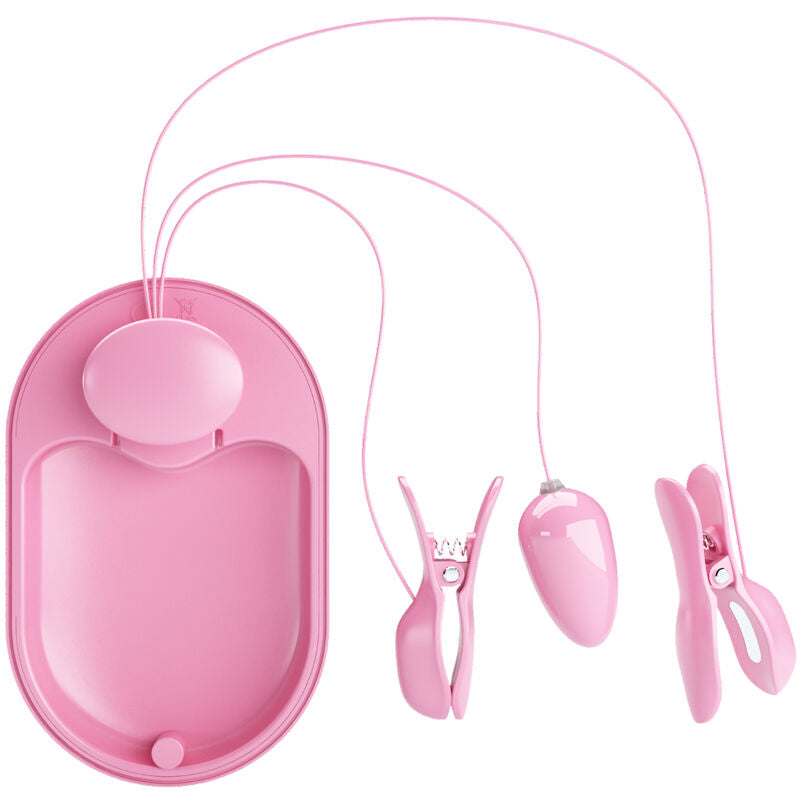 PRETTY LOVE - CAJA SORPRESA DE PINZAS DE ELECTROESTIMULACIÓN ROSAS