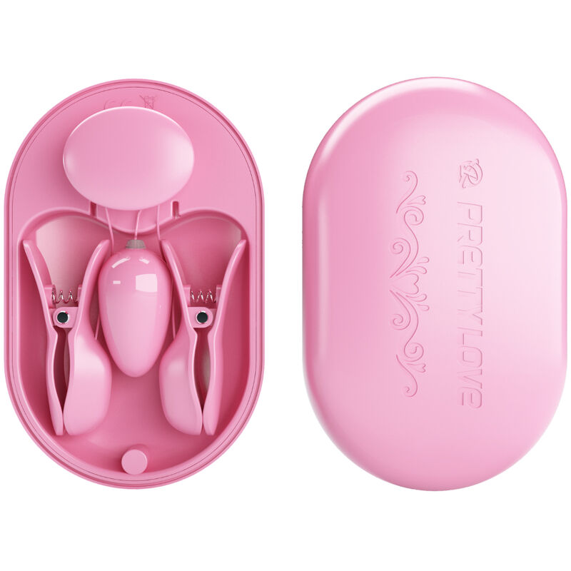 PRETTY LOVE - CAJA SORPRESA DE PINZAS DE ELECTROESTIMULACIÓN ROSAS