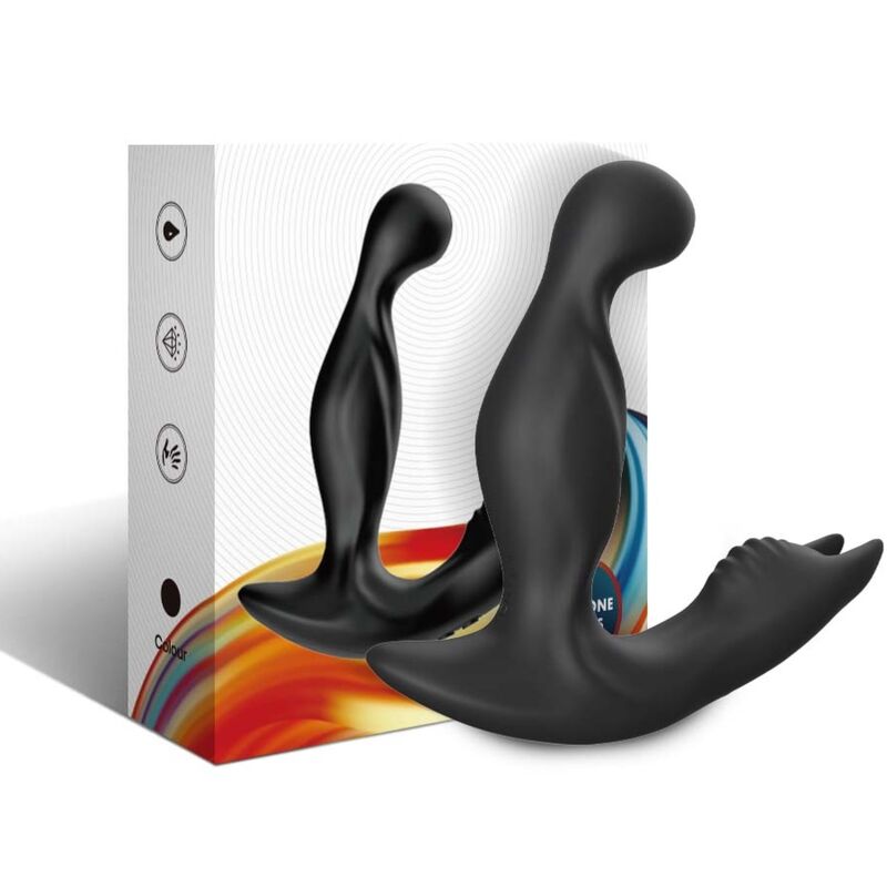 Bat king vibrateur anal prostate rotateur télécommande noir – Armony