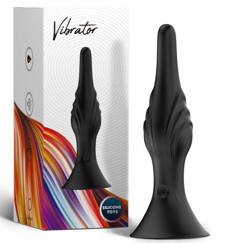 Vibrateur & plug anal télécommande noir – Armony