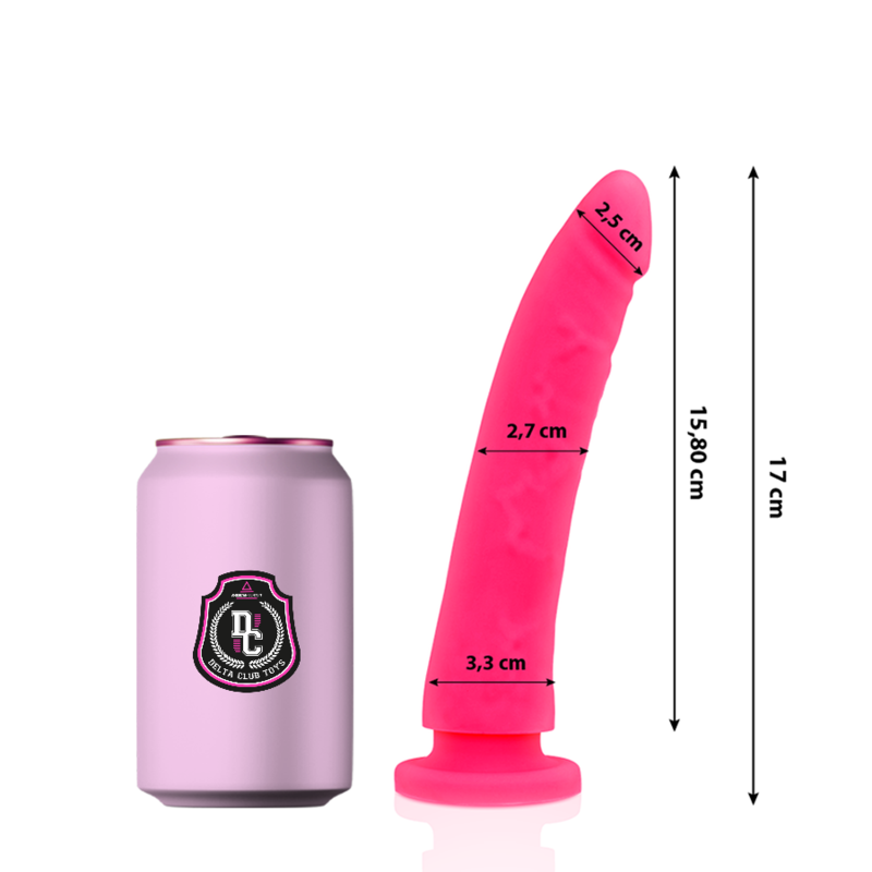 DELTA CLUB - TOYS GODE MEDICAL SILICONE ROSE 17 CM -O- 3 CM