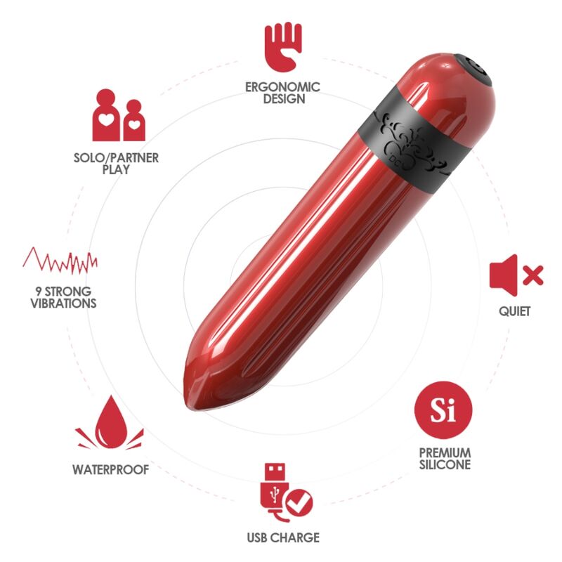 ARMONY - ROCKET VIBRATEUR BULLET TÉLÉLÉCOMMANDE FUCHSIA