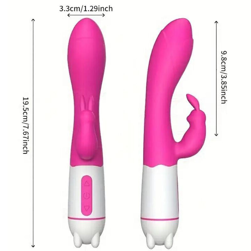 ARMONY - VIBRADOR Y ESTIMULADOR HAPPY FUCHSIA RABBIT