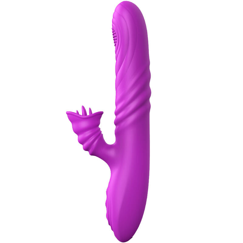 ARMONY - ANGELIA MULTIFUNCTION VIBRATOR WITH STIMULATING TONGUE PURPLE HEAT EFFECT