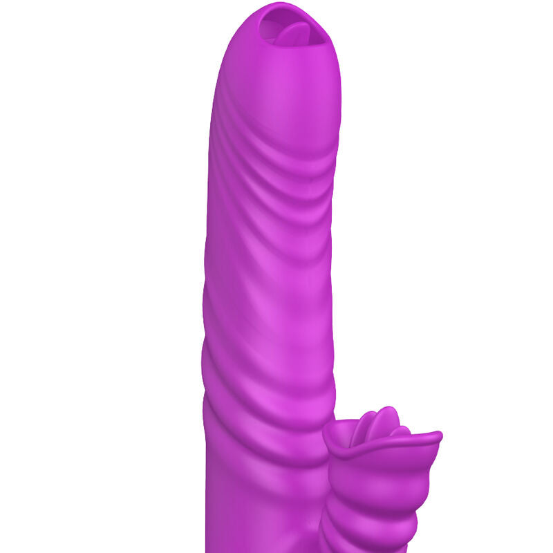 ARMONY - ANGELIA MULTIFUNCTIONAL VIBRATOR DOUBLE TONGUE PURPLE HEAT EFFECT