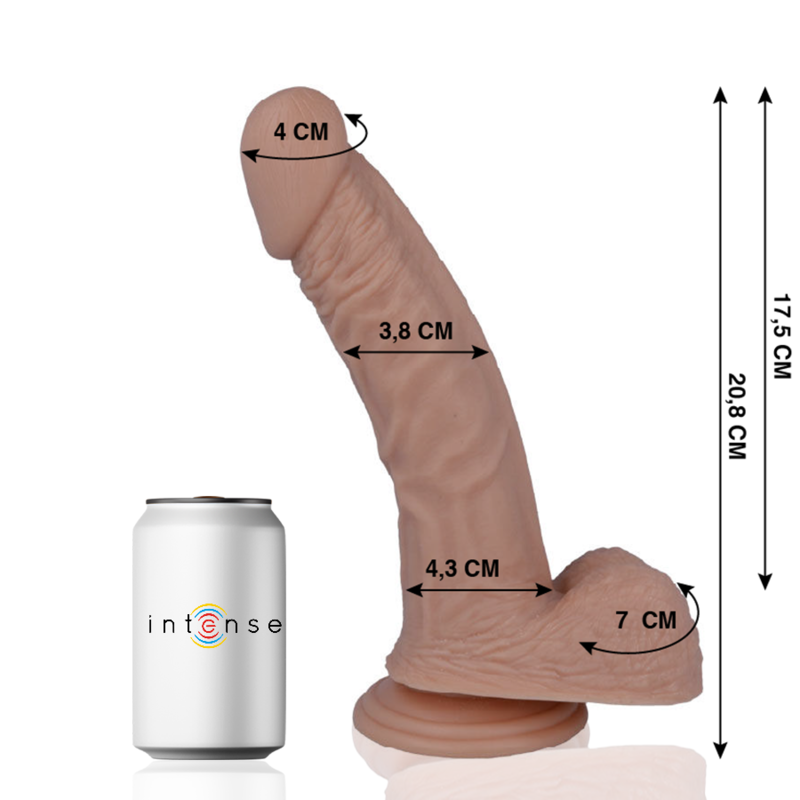 MR INTENSE - 23 PENE REALISTA 20.8 CM -O- 3.8 CM