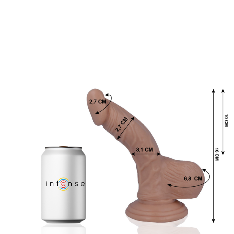 MR INTENSE - 2 PENES REALISTAS 16 CM -O- 2,7 CM