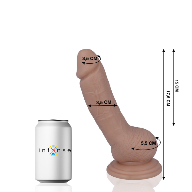 MR INTENSE - 8 PÉNIS RÉALISTE 17.6 CM -OR- 3.5 CM
