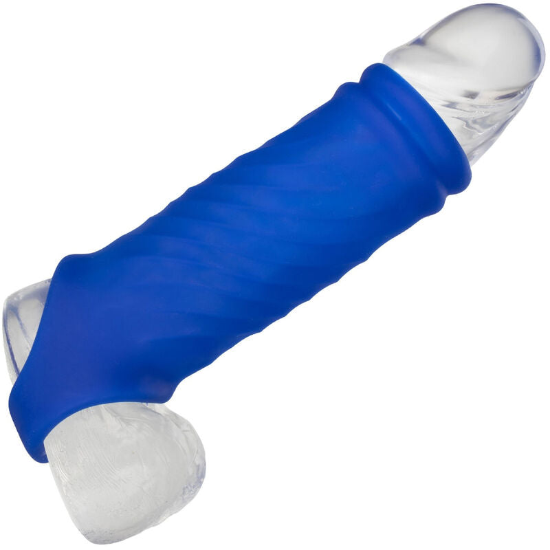 CALEXOTICS - FUNDA PARA EL PENE DE SILICONA LÍQUIDA ADMIRAL WAVE AZUL