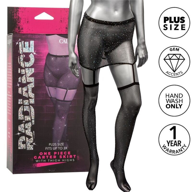 CALEXOTICS - FALDA CON LIGUERO RADIANCE DE TALLA GRANDE