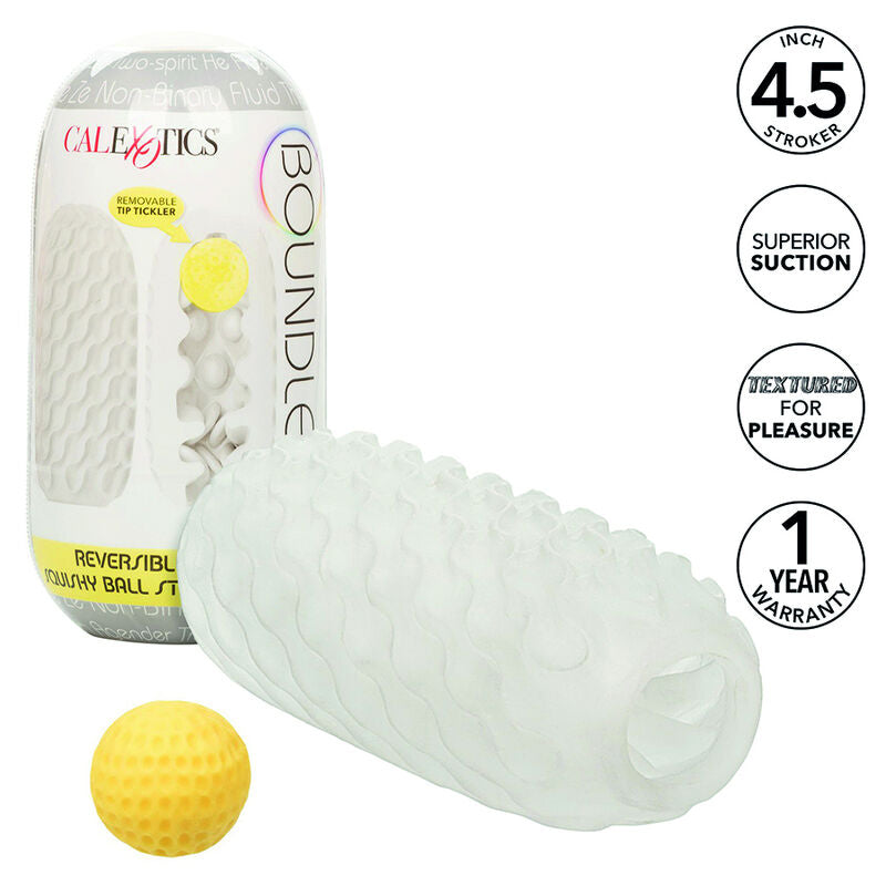 CALEXOTICS - PELOTA REVERSIBLE BLANDA SIN LÍMITES GRIS