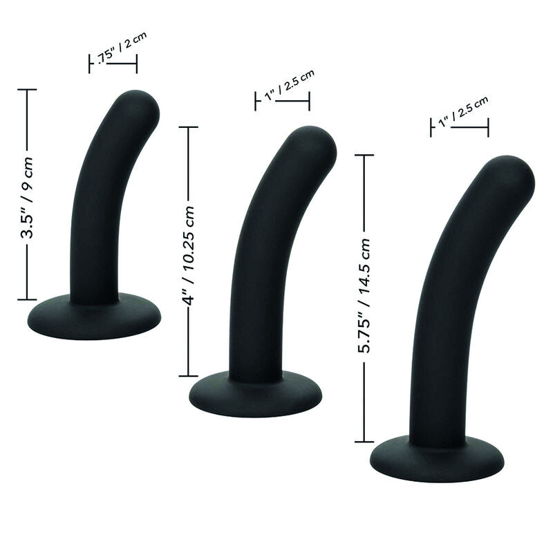 CALEXOTICS - KIT DE CLAVIJAS CURVAS DE SILICONA SIN LÍMITES