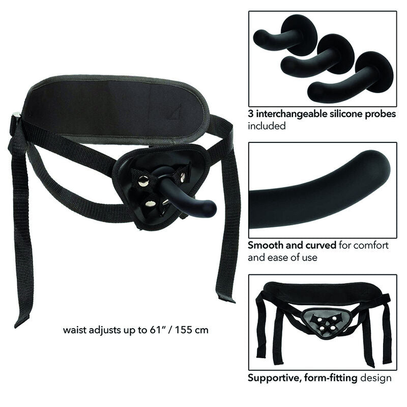 CALEXOTICS - KIT DE CLAVIJAS CURVAS DE SILICONA SIN LÍMITES