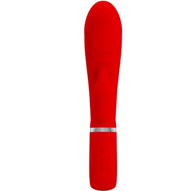 PRETTY LOVE - VIBRADOR MULTIFUNCIÓN DEL PUNTO G ROJO PRESCOTT