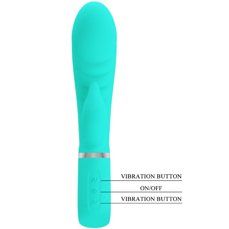 PRETTY LOVE - VIBRADOR MULTIFUNCIÓN PUNTO G AGUA VERDE PRESCOTT