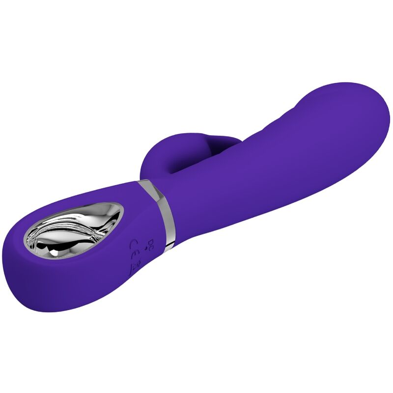 PRETTY LOVE - VIBRADOR MULTIFUNCIÓN PUNTO G MORADO PRESCOTT