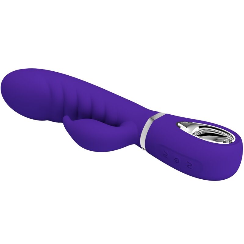 PRETTY LOVE - VIBRADOR MULTIFUNCIÓN PUNTO G MORADO PRESCOTT
