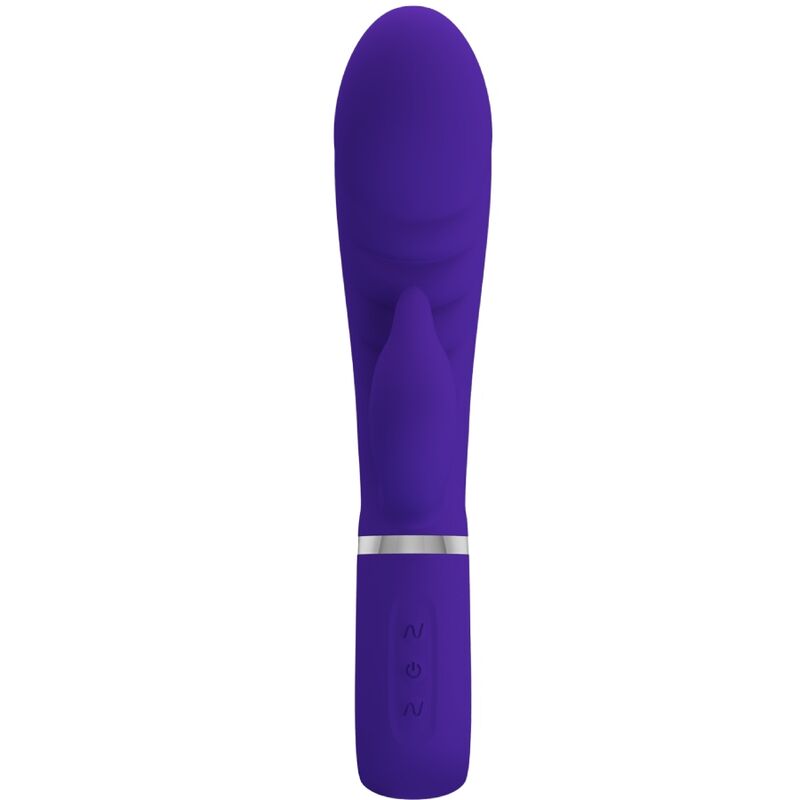 PRETTY LOVE - VIBRADOR MULTIFUNCIÓN PUNTO G MORADO PRESCOTT