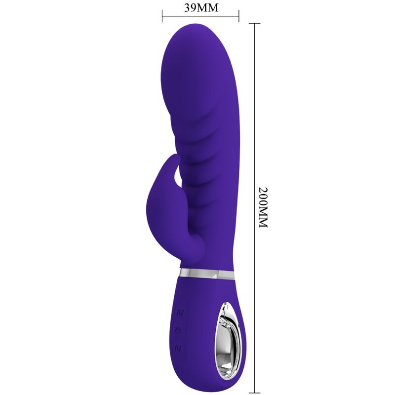 PRETTY LOVE - VIBRADOR MULTIFUNCIÓN PUNTO G MORADO PRESCOTT