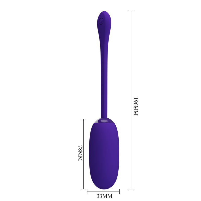 PRETTY LOVE - OEUF VIBRANT JULIUS WATERPROOF-RECHARGEABLE VIOLET