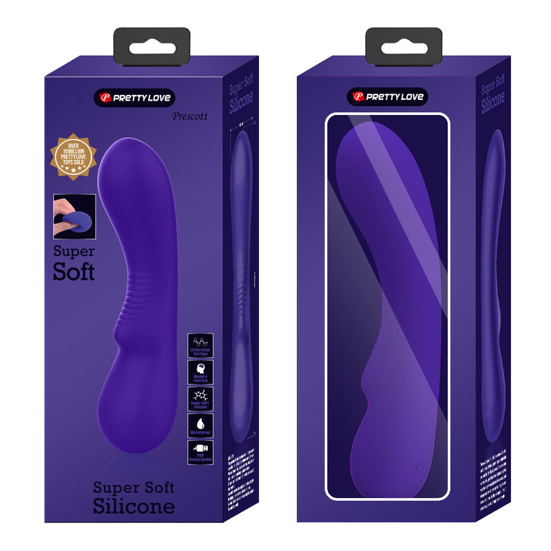 PRETTY LOVE - VIBRADOR RECARGABLE MORADO PRESCOTT