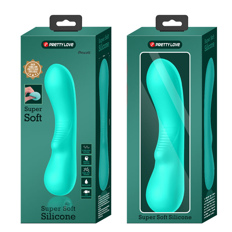 PRETTY LOVE - VIBRADOR RECARGABLE PRESCOTT AQUA GREEN