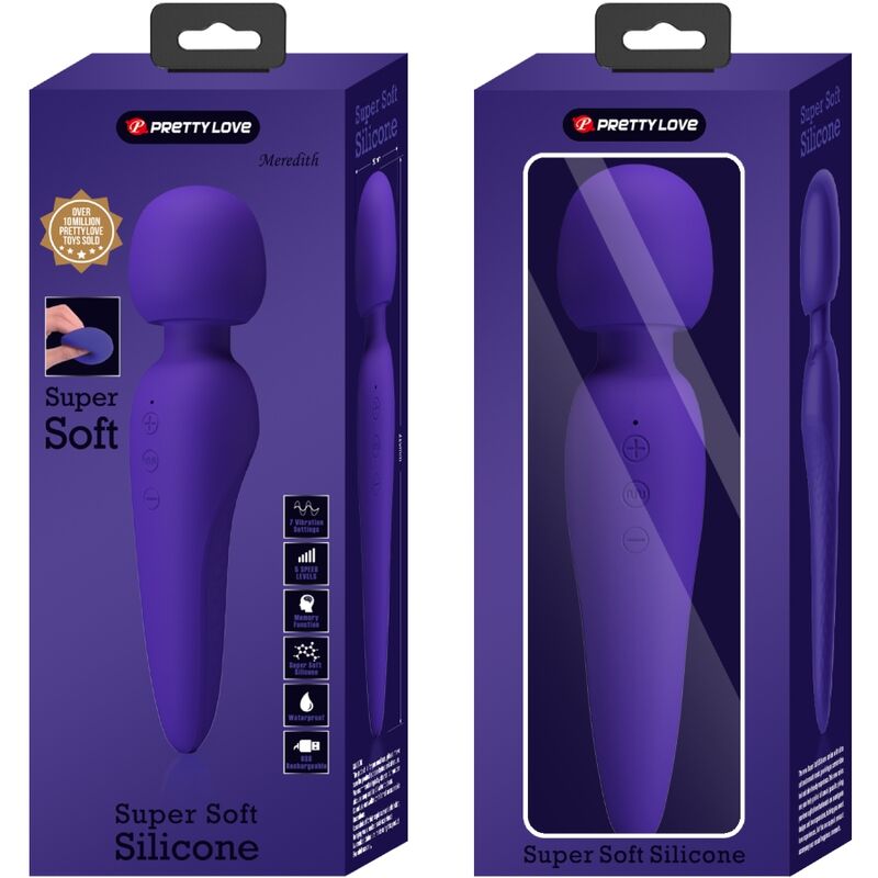 PRETTY LOVE - MASSEUR MEREDITH 12 VIBRATION MODES VIOLET