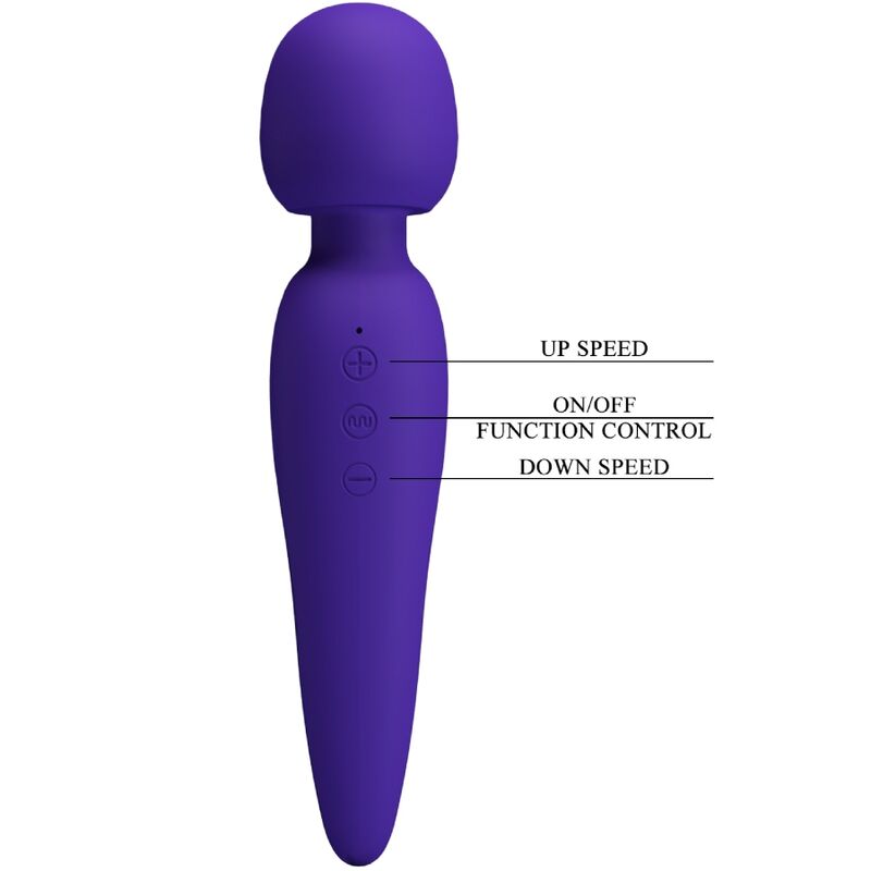PRETTY LOVE - MASSEUR MEREDITH 12 VIBRATION MODES VIOLET