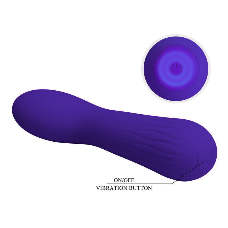 PRETTY LOVE - VIBRADOR RECARGABLE FAUN PÚRPURA