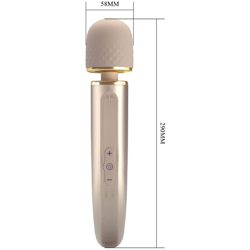 PRETTY LOVE - MASAJEADOR VIBRADOR DE 7 MÓDULOS COLOR CHAMPÁN