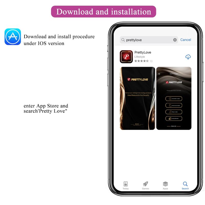 PRETTY LOVE - TÉLÉLÉCOMMANDE JAYLEEN VIBRATOR APP VIOLET