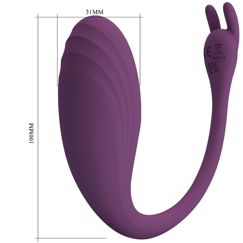 PRETTY LOVE - TÉLÉLÉCOMMANDE CATALINA VIBRATOR APP VIOLET