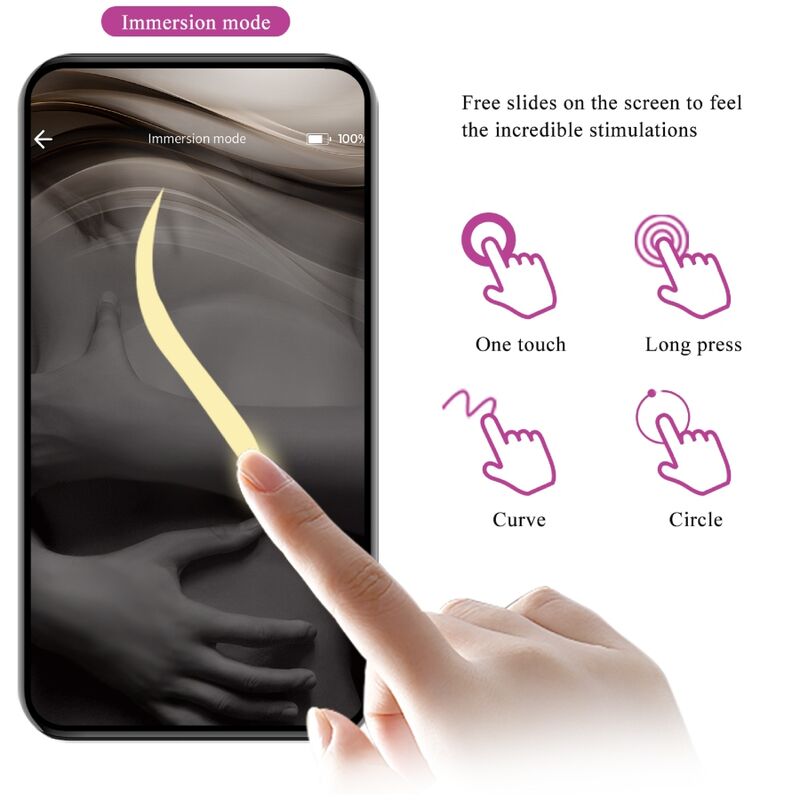 PRETTY LOVE - TÉLÉLÉCOMMANDE CATALINA VIBRATOR APP VIOLET