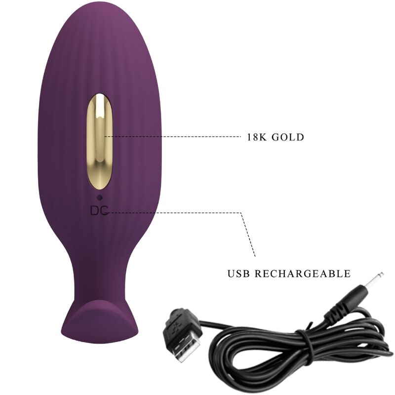 PRETTY LOVE - PLUG ANAL CONTROLADO POR APP JEFFERSON PURPLE