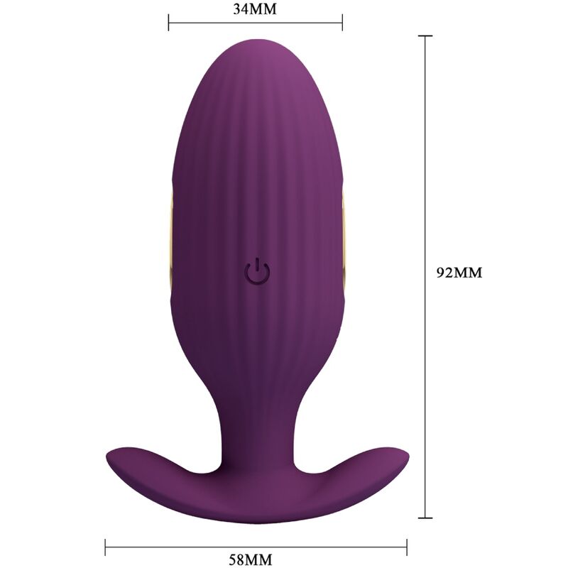PRETTY LOVE - PLUG ANAL CONTROLADO POR APP JEFFERSON PURPLE