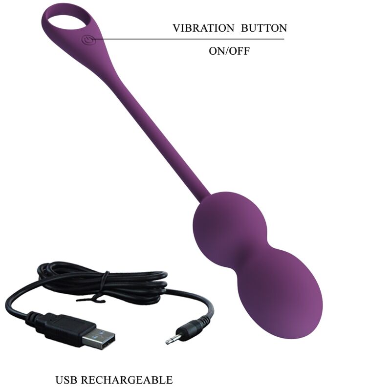 PRETTY LOVE - ELVIRA KEGEL BALLS APP TÉLÉLÉCOMMANDE VIOLET
