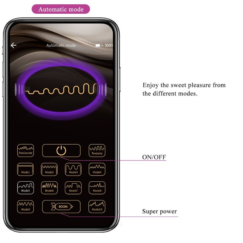 PRETTY LOVE - ELVIRA KEGEL BALLS APP TÉLÉLÉCOMMANDE VIOLET