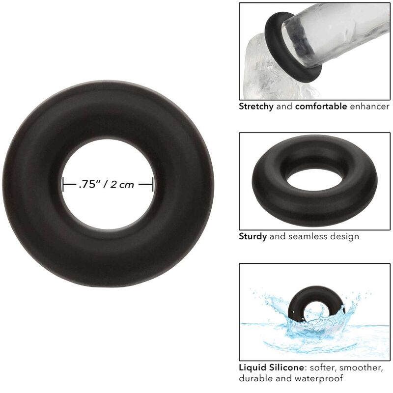 CALEXOTICS - ALPHA MEDIUM RING PROLONG BLACK
