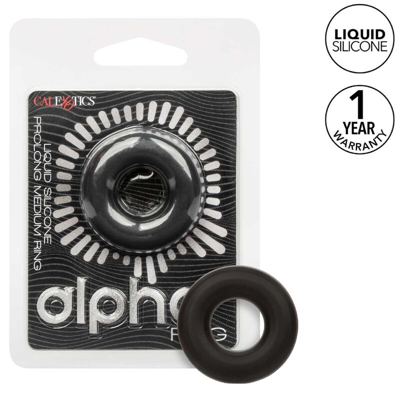 CALEXOTICS - ALPHA MEDIUM RING PROLONG BLACK
