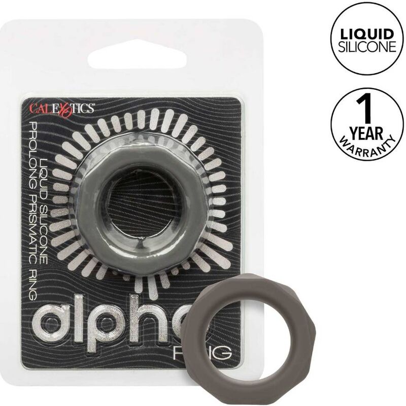 CALEXOTICS - ALPHA PRISMATIC RING PROLONG GREY